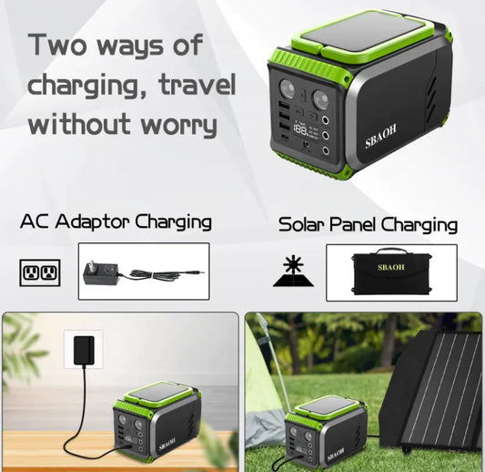 Estación de Energía Portátil 110V 40000mAh - Power Bank para Apagones